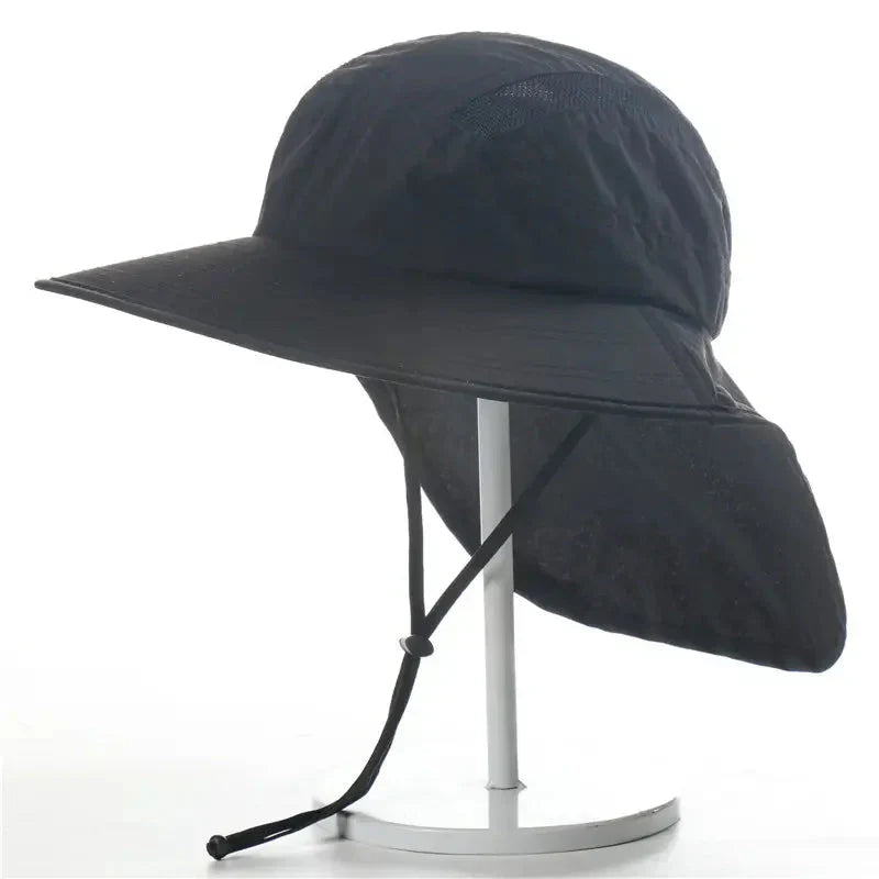Ultimate Sun Shield Hat with Neck Coverage – Wide Brim Design