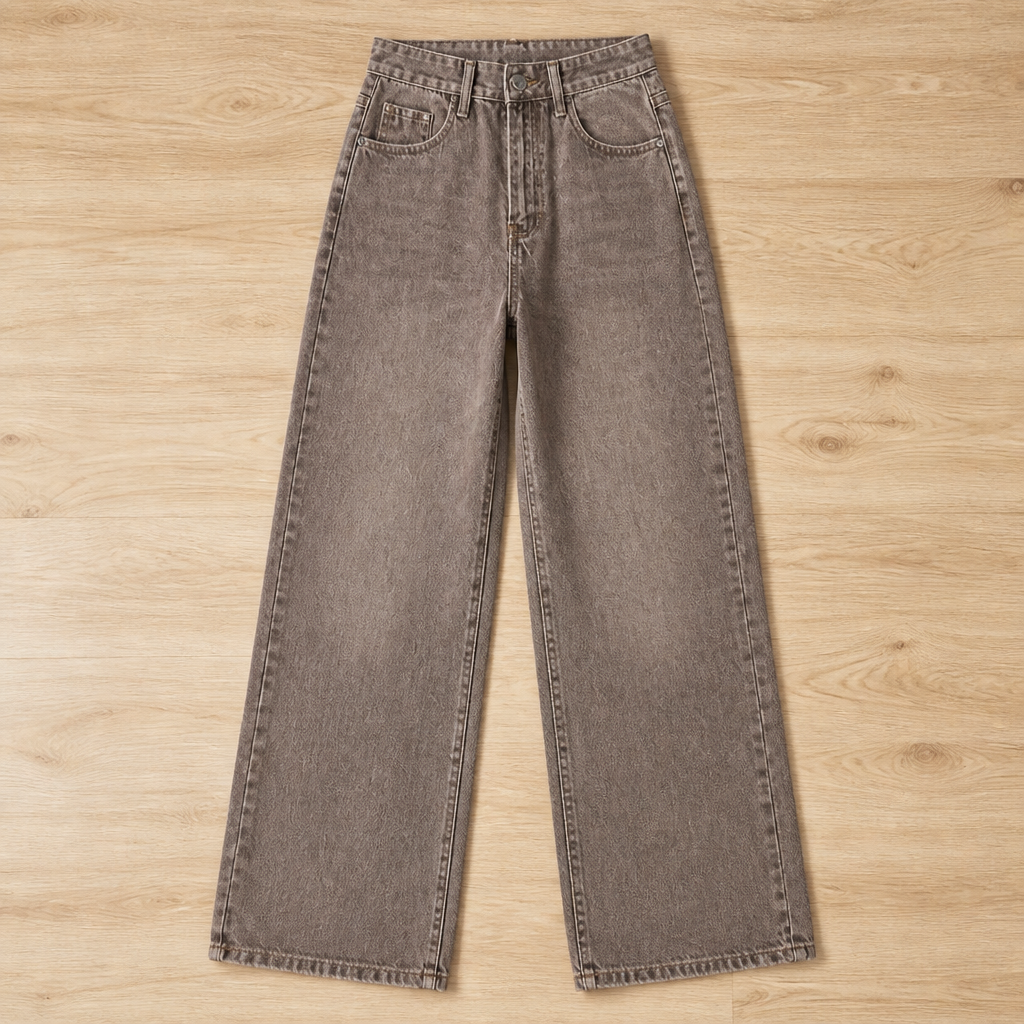 Vérova™ – High-Rise Wide-Leg Vintage Jeans with No-Gap Waist