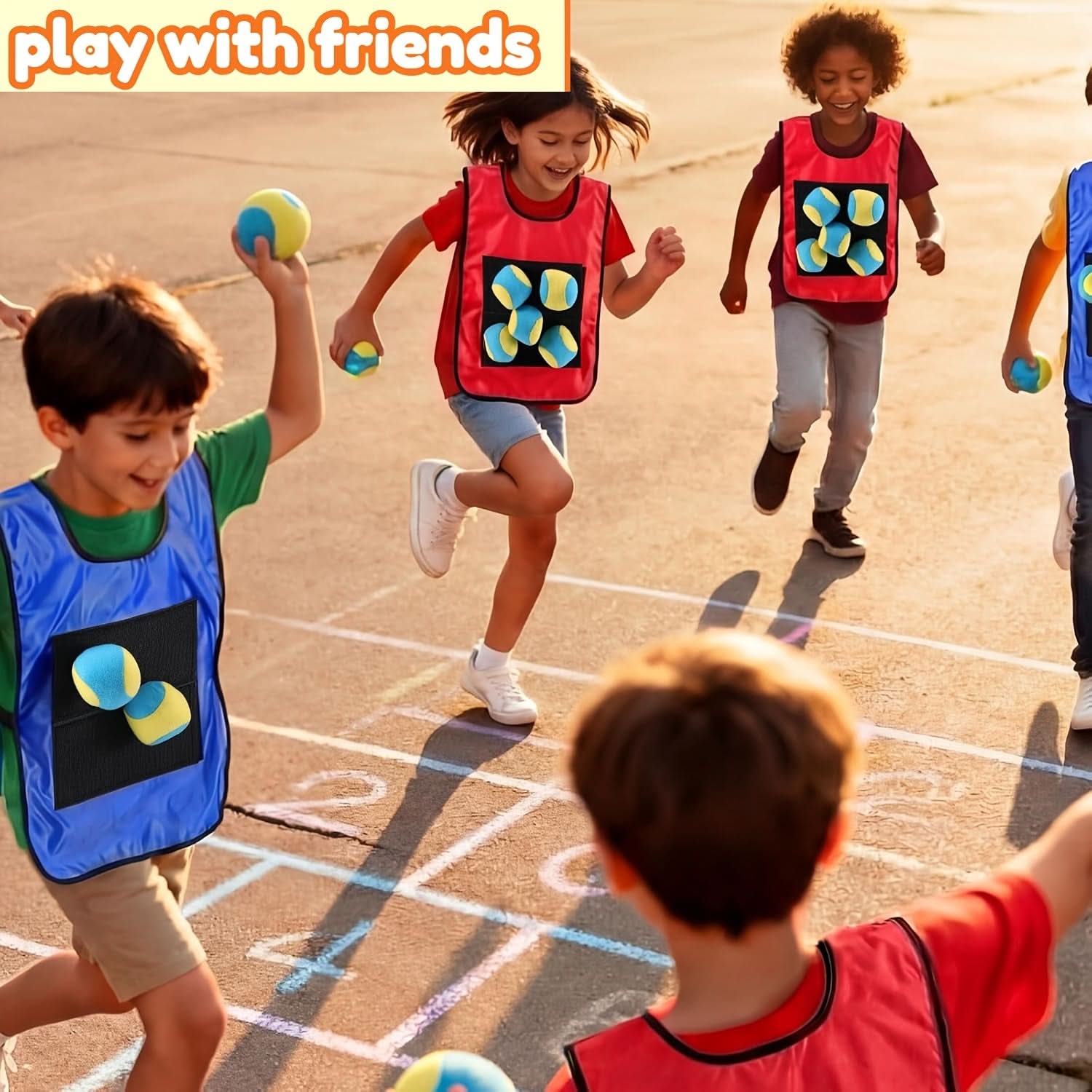 Safe Sticky Ball Game for Outdoor Play in the Backyard and Lawn
