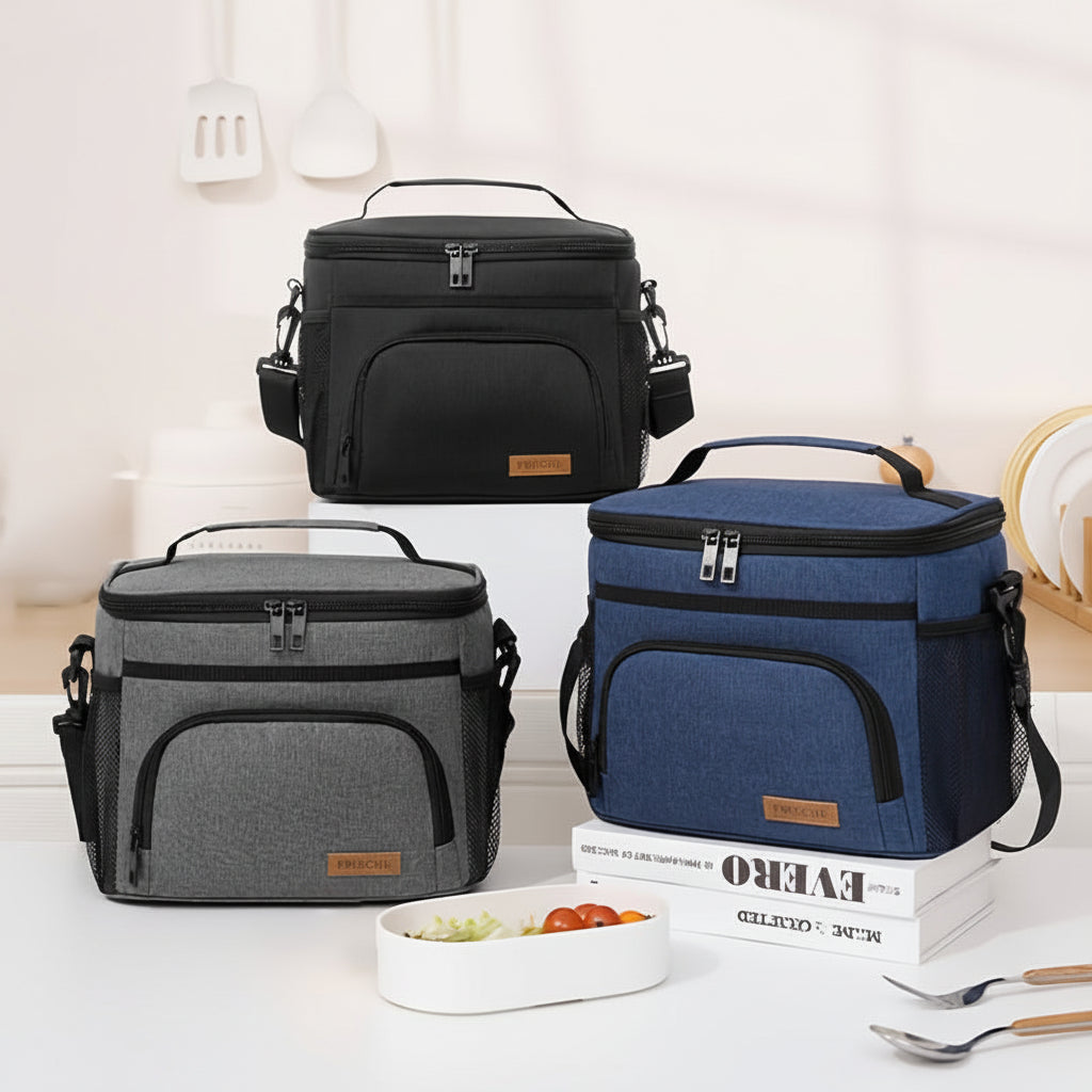ChillPack - Extra-Large Insulated Lunch Carrier with Zipper & Strap