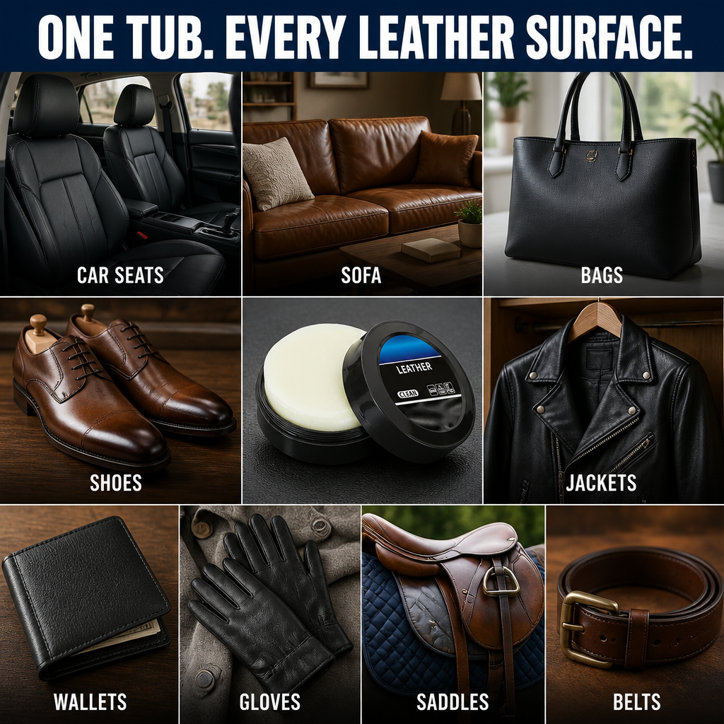 LustraHide™ — Restore Cracked, Dull Leather and Seal Shine for 180 Days