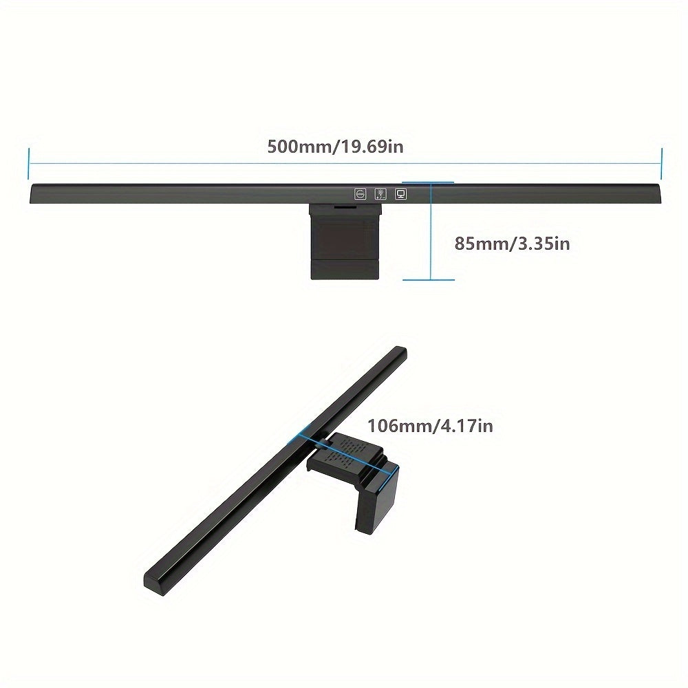 OptiGlow - Versatile Clip-On LED Desk Lamp for Workspaces