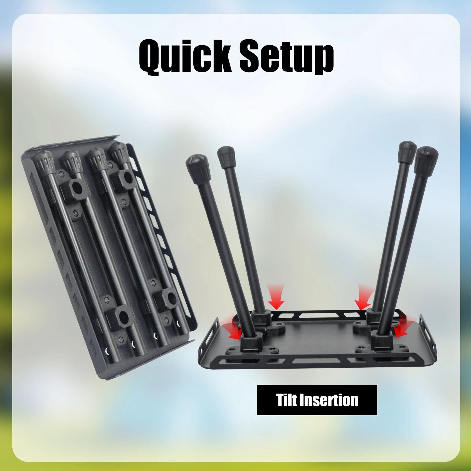 Portable Folding Table and Stool for Camping