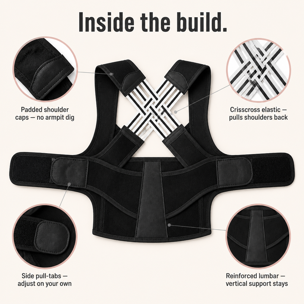 AlignPro™ — Correct Rounded Shoulders and a Stiff Lower Back with a Single Brace