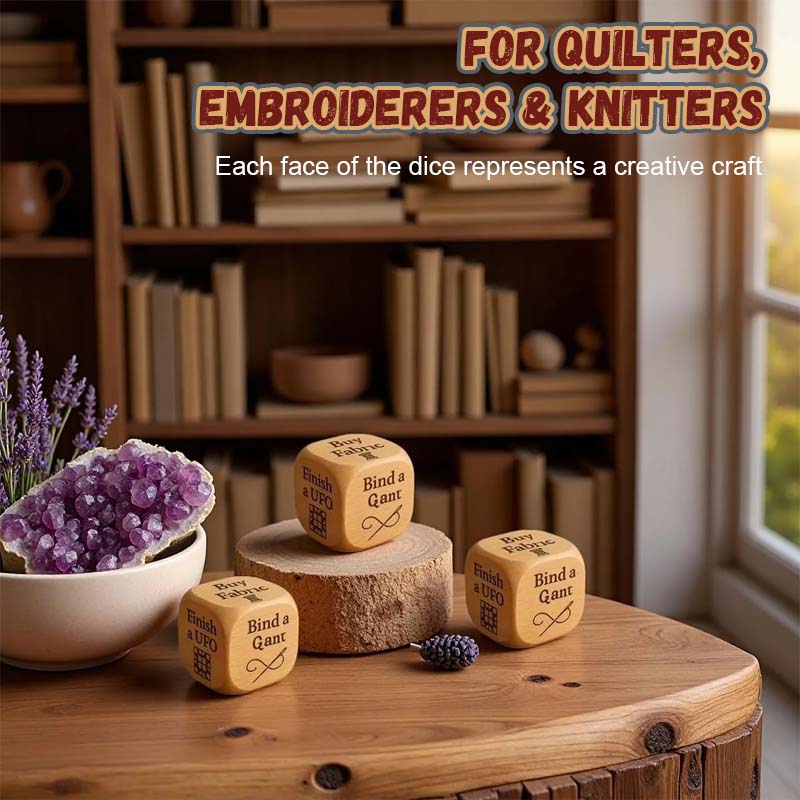 Wooden Choice Dice | Roll’s Creative Impulses | Laser Engraved | CraftDice