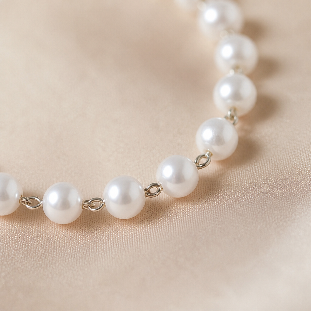 VitariaLuxe™ – Delicate Pearl Layers Necklace with Pendant Drop
