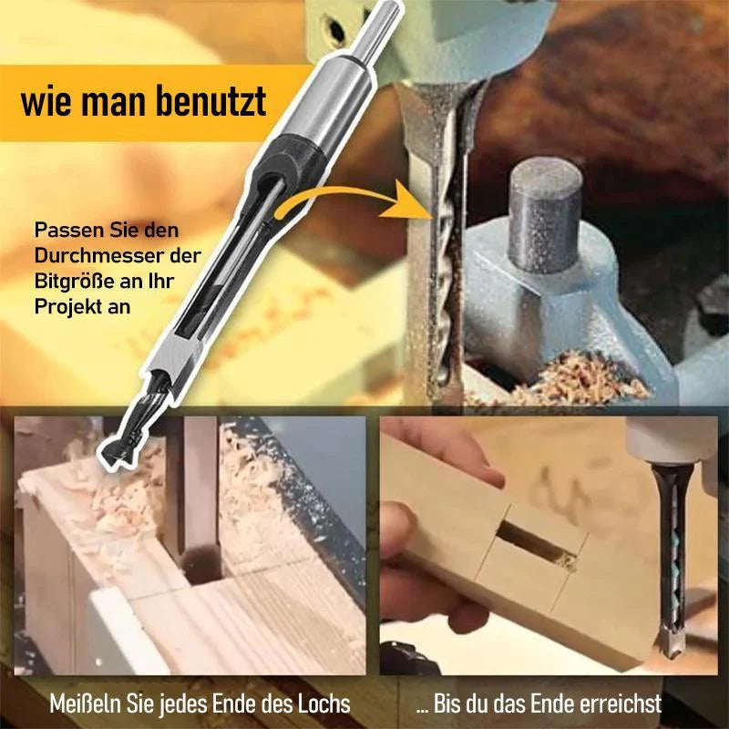 SquareEase™ — Drill Perfect Square Holes Instantly and Master Every Project with Ease