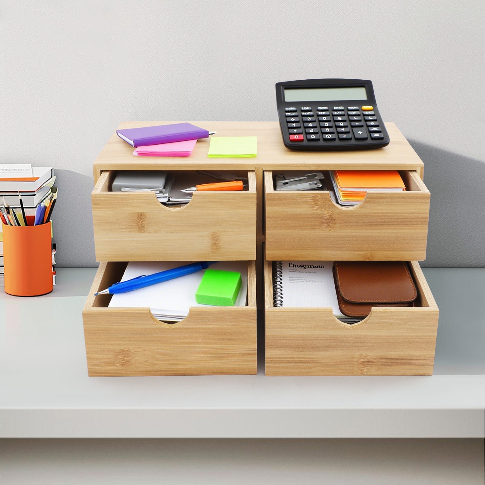 Eco-Friendly Four-Drawer Organizer for Every Space