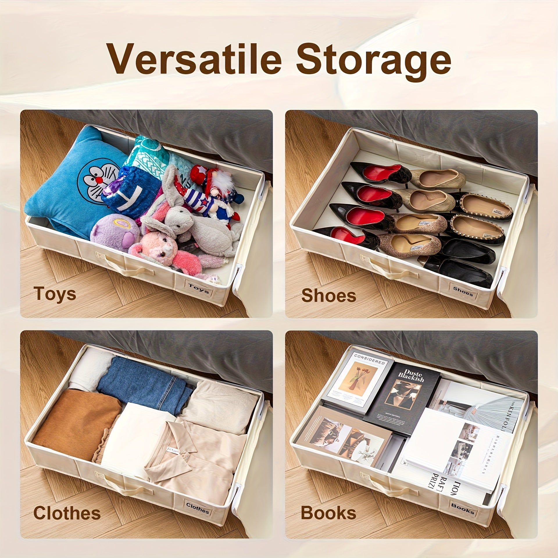 SmartSpace Under-Bed Organizer – Mobile Storage Solution