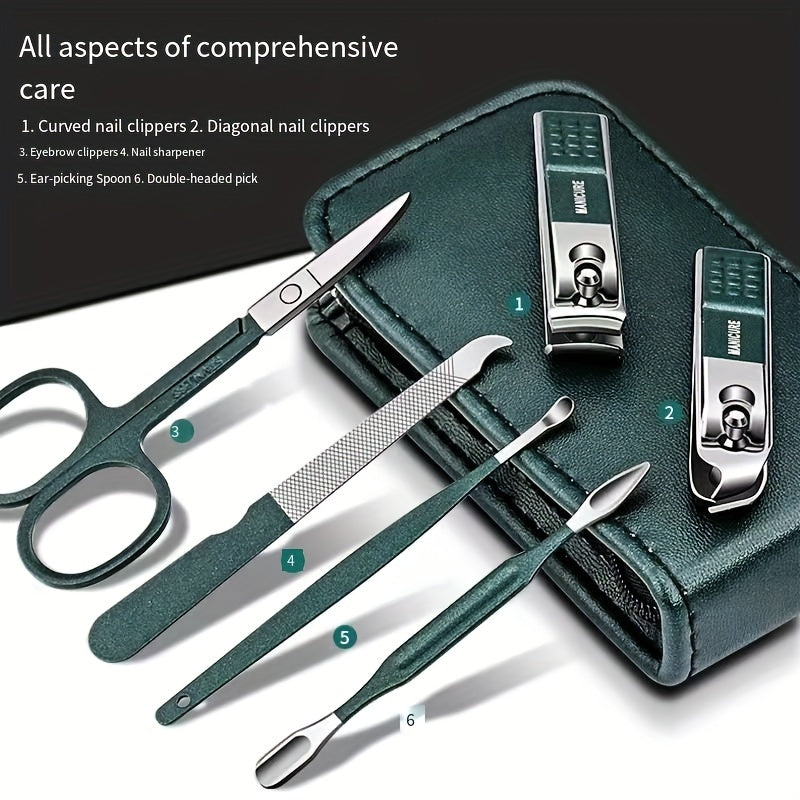 GroomSmart - 6-Piece Travel-Friendly Nail & Ear Care Set