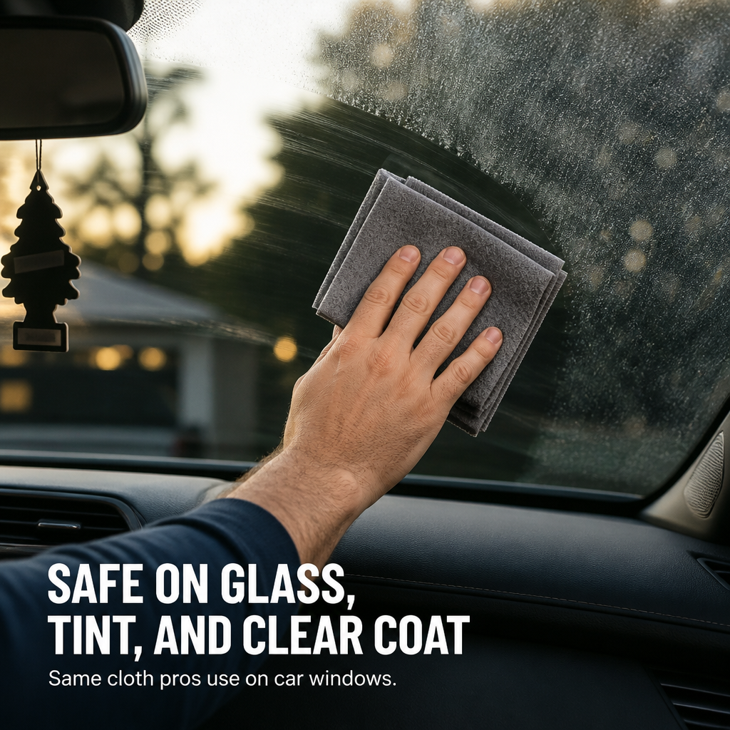 LumaClean™ — Clean Glass, Mirrors & Car Windows Streaklessly with Only Water