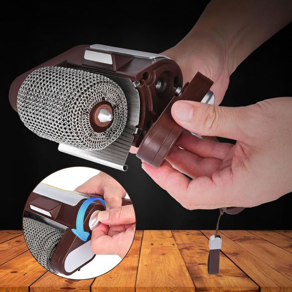Electric Grill Cleaning Brush with Stainless Steel Roller