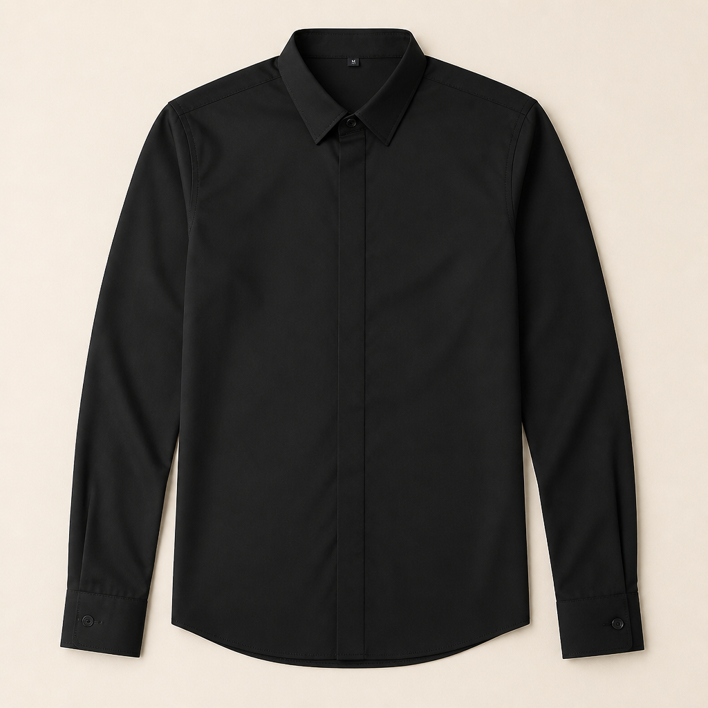 Maxton™ – Wrinkle-Resistant Slim-Fit Dress Shirt with 4-Way Stretch