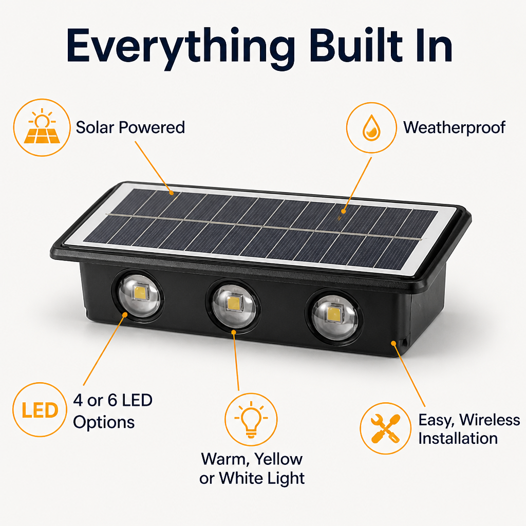 SolaraBeam™ — Wrap Your Garden in Effortless, Warm Solar Glow Every Night