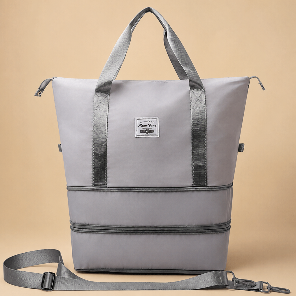 Voyana™ – Expandable Rolling Travel Tote with Detachable Wheels