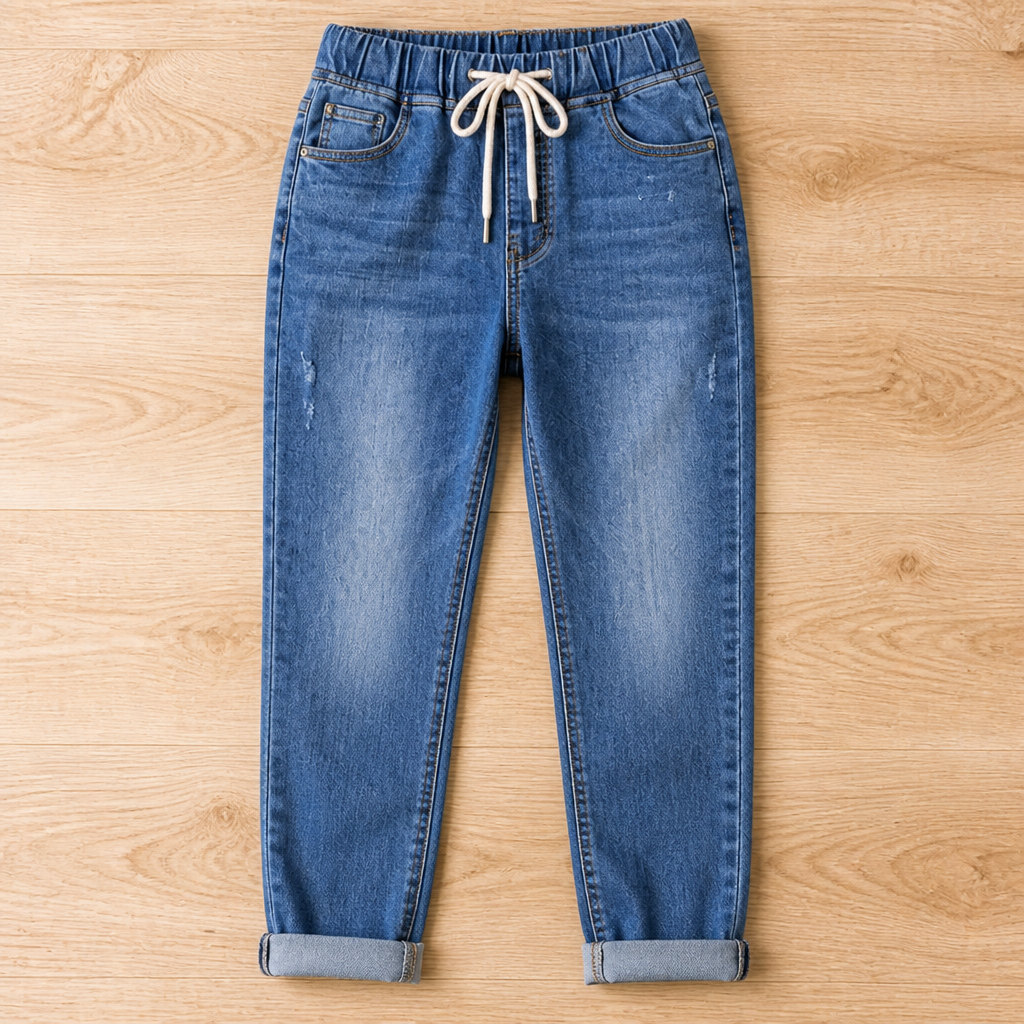 FlexiCurve™ Drawstring Jeans — Slip Into All-Day Comfort and Unstoppable Confidence