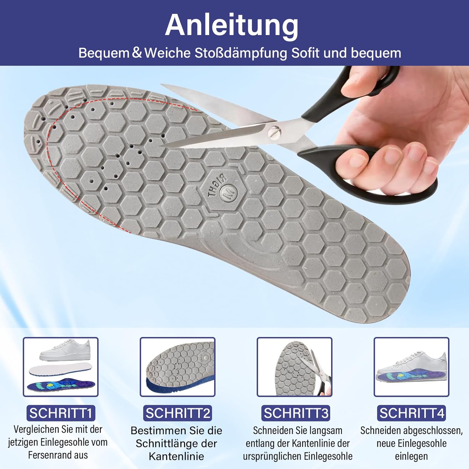 Ultimate Comfort Insoles for All-Day Support