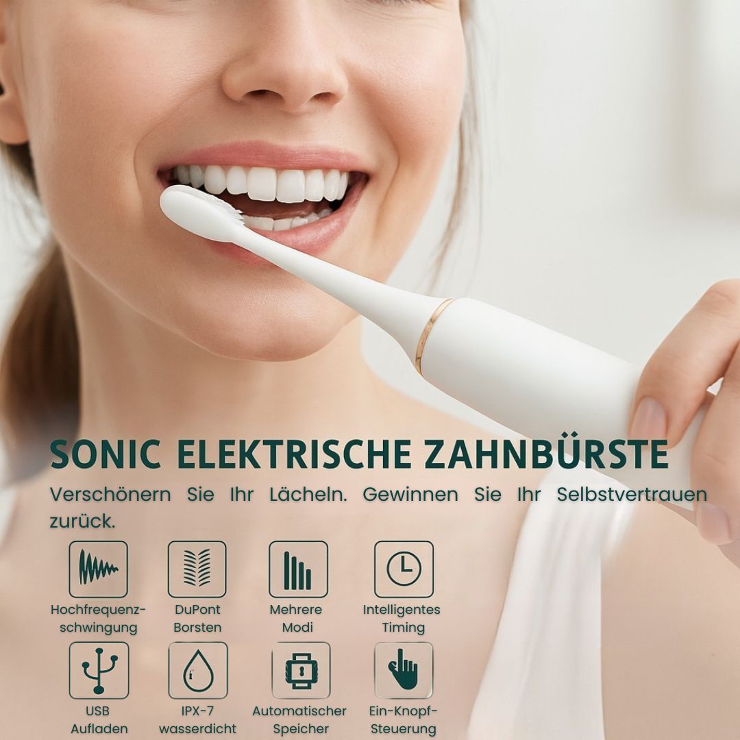 Sonic Toothbrush with 6 Cleaning Modes for All Ages