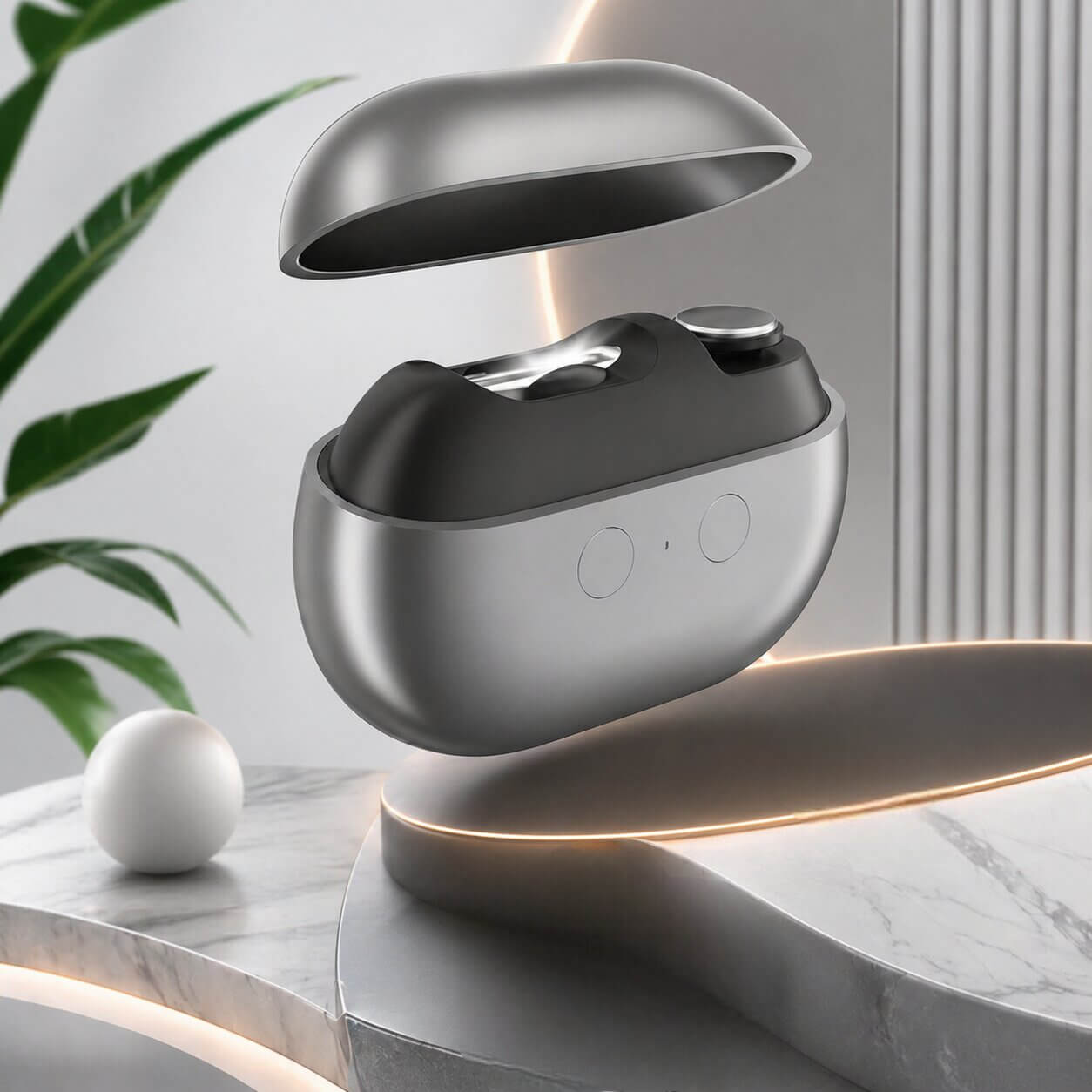 Rechargeable Nail Clipper with LED Light for Precision Trimming