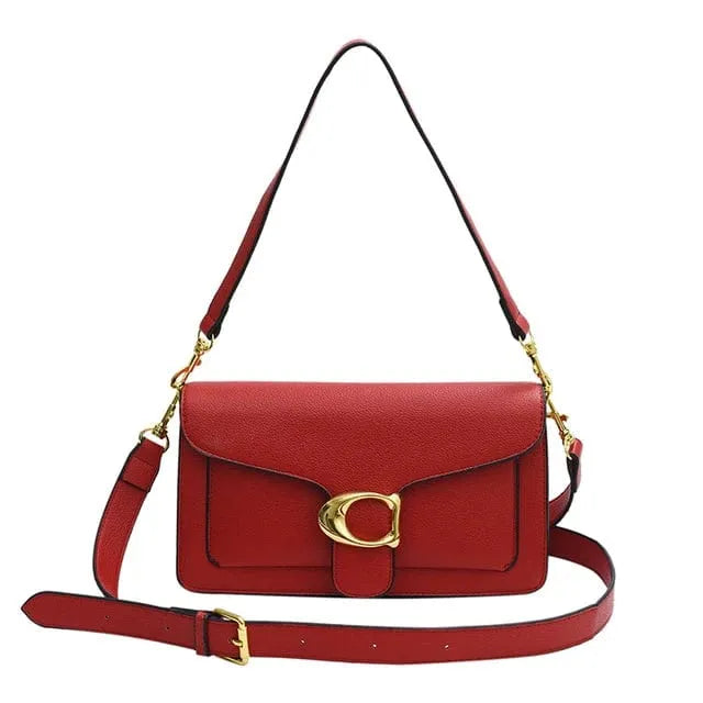 Sophisticated Vegan Leather Handbag with Versatile Strap