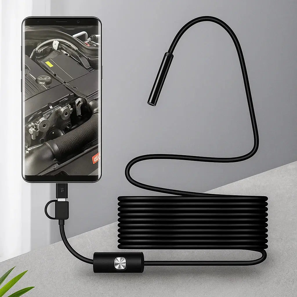 5m Flexible Inspection Camera for Smartphones and Tablets
