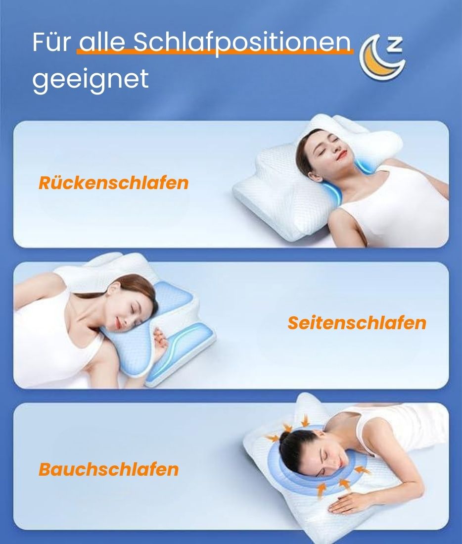 ComfortRest | Ergonomic Pillow for All Sleep Positions