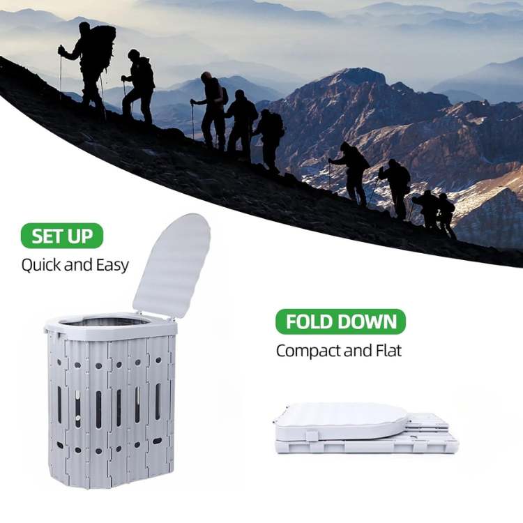 Portable Folding Restroom Solution for On-the-Go Comfort