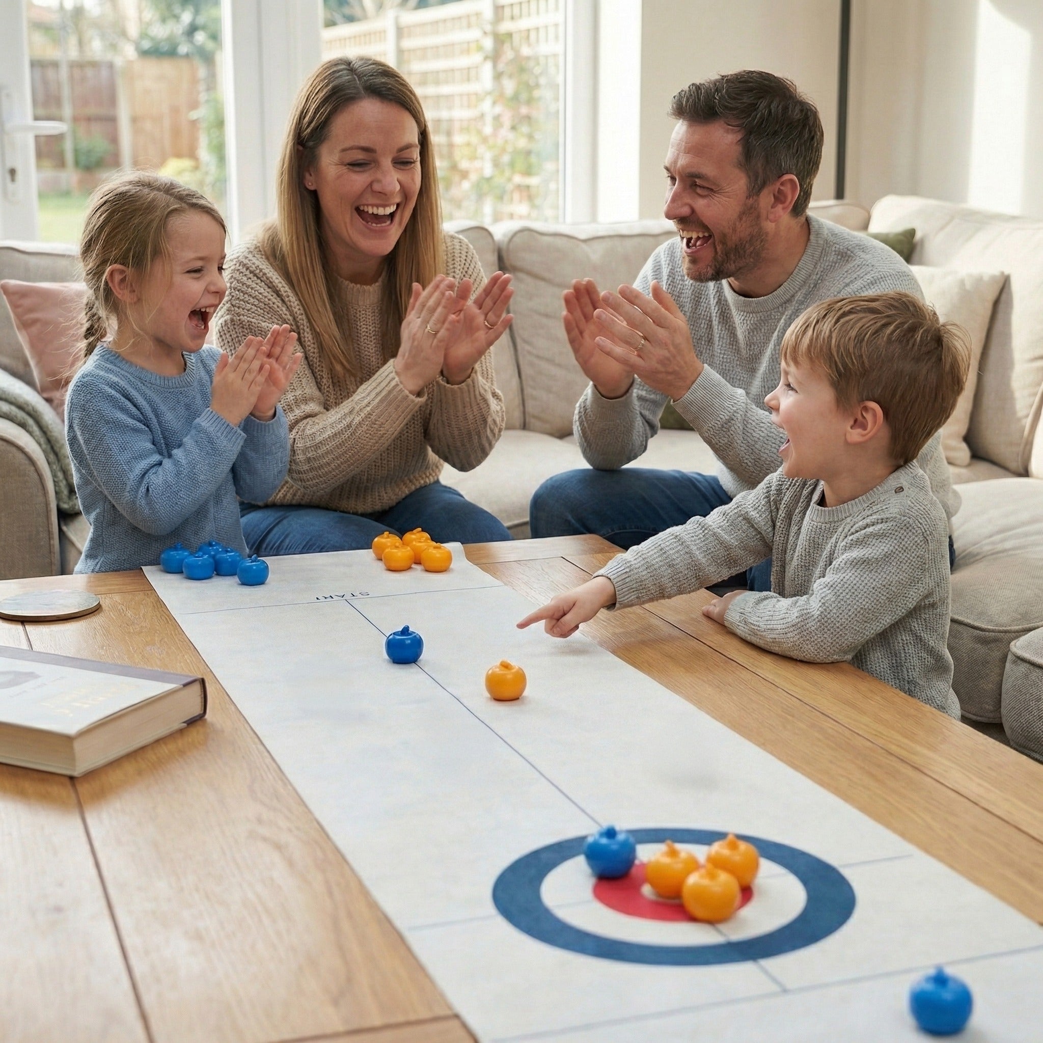 StormSlide™ Mini Curling Set — Ignite Family Fun and Sharpen Every Mind with Every Slide