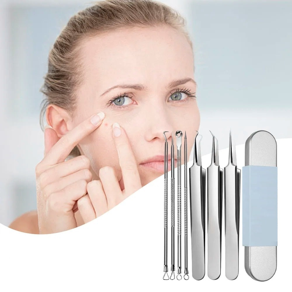 Dermaluxe™ Precision Extraction Set — Take Control with Painless, Pro-Level Clear Skin Anytime, Anywhere