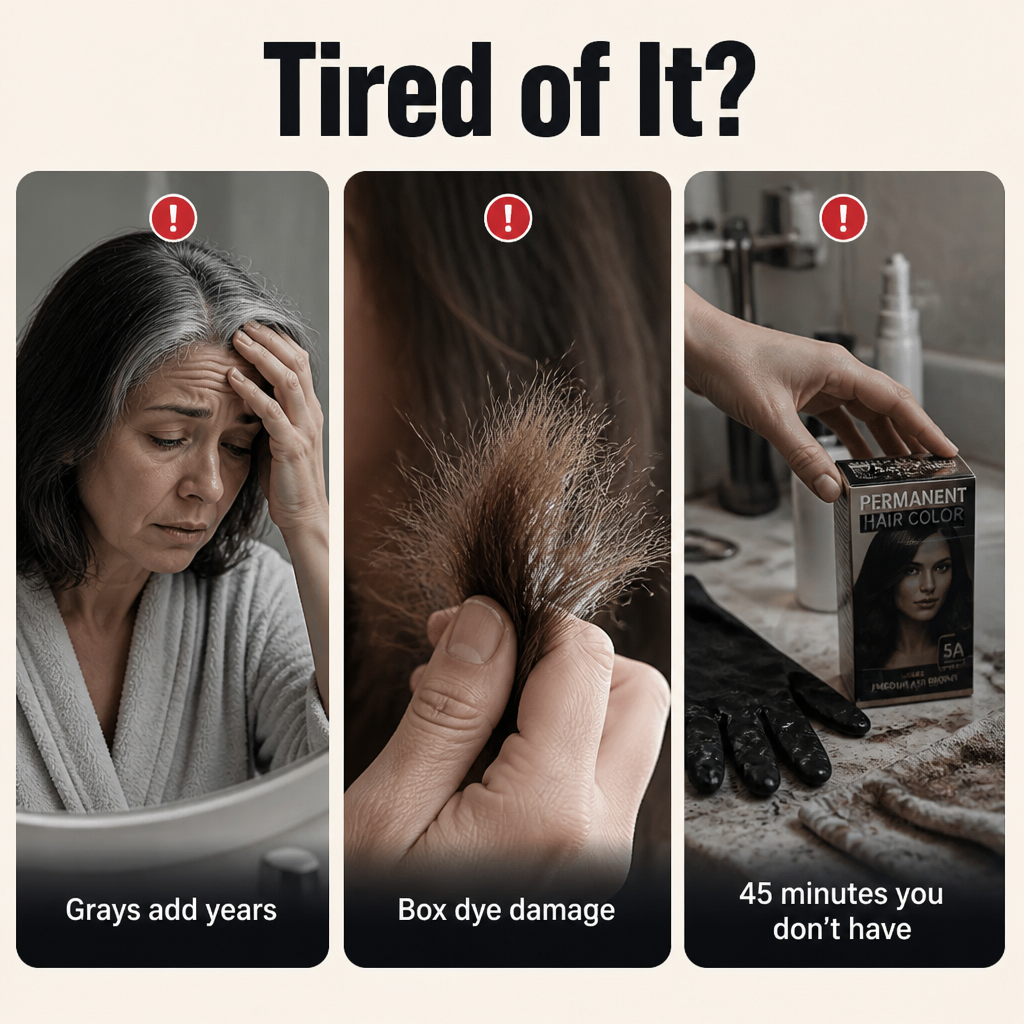 LuxeShade™ — Hide Stubborn Grays in 60 Seconds Without the Salon Mess