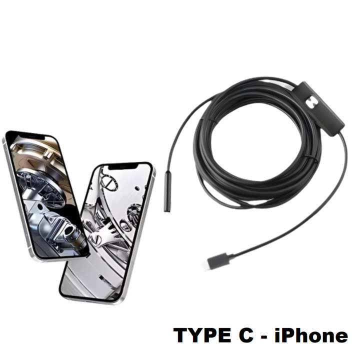 Endoscope Lens | Flexible Inspection in Tight Spaces | Adjustable LED Lighting | ScopeFlex