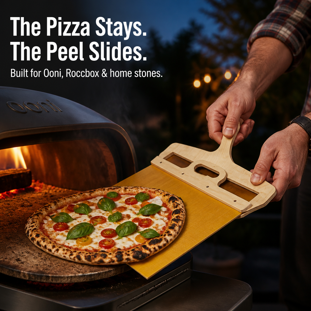 GlizzaGlide™ — Launch Perfect Pizzas with Effortless, Mess-Free Precision Every Time