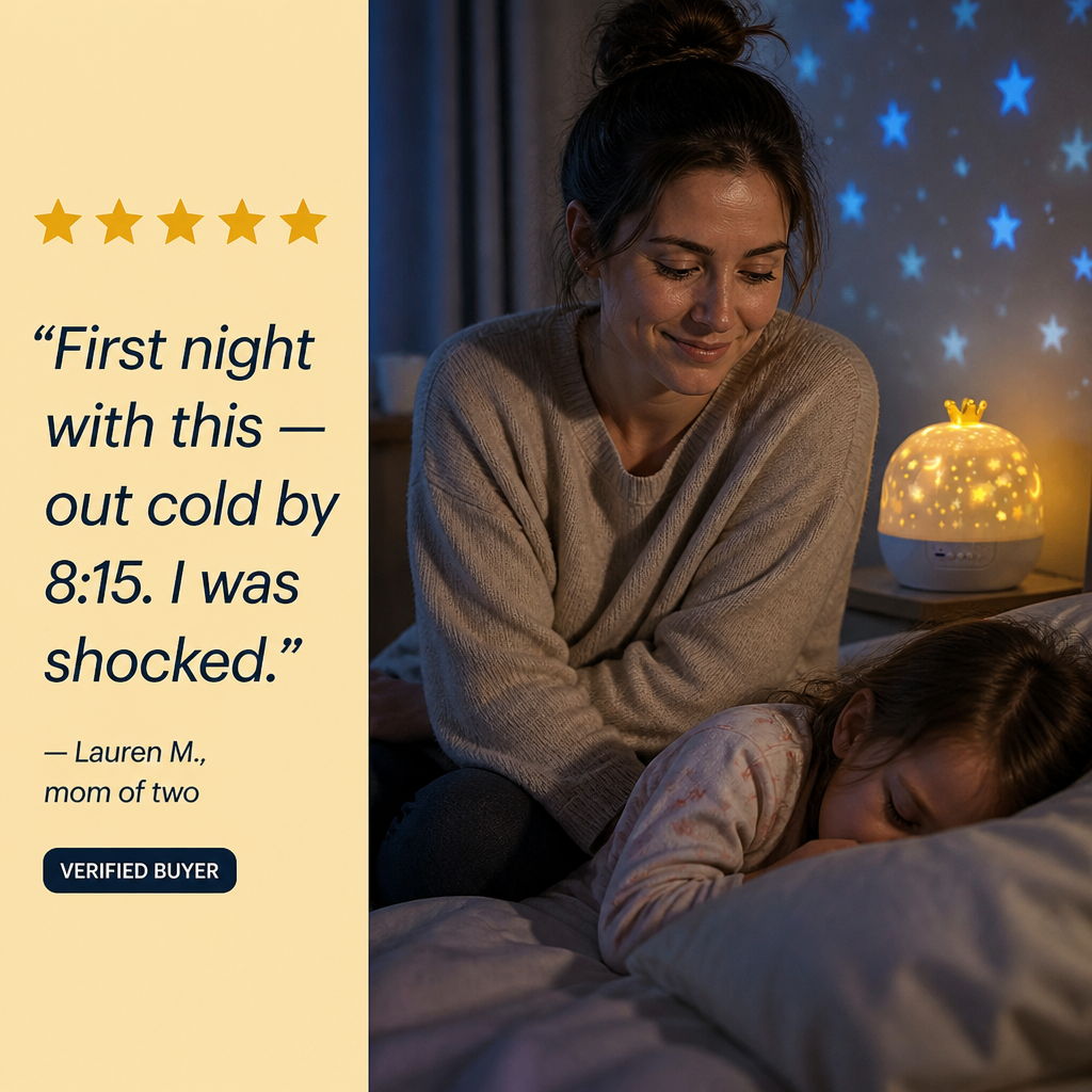 AquaDream™ — Swap Bedtime Fights for Stars on the Ceiling