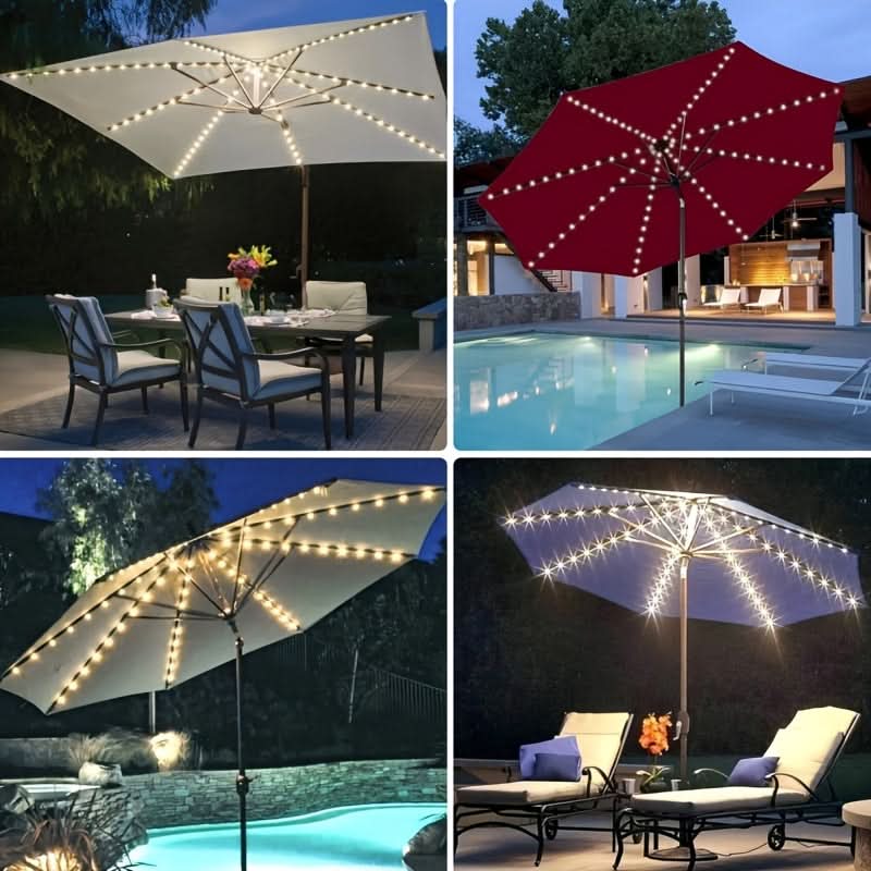 Remote-Controlled Cordless Light for Patio Umbrellas