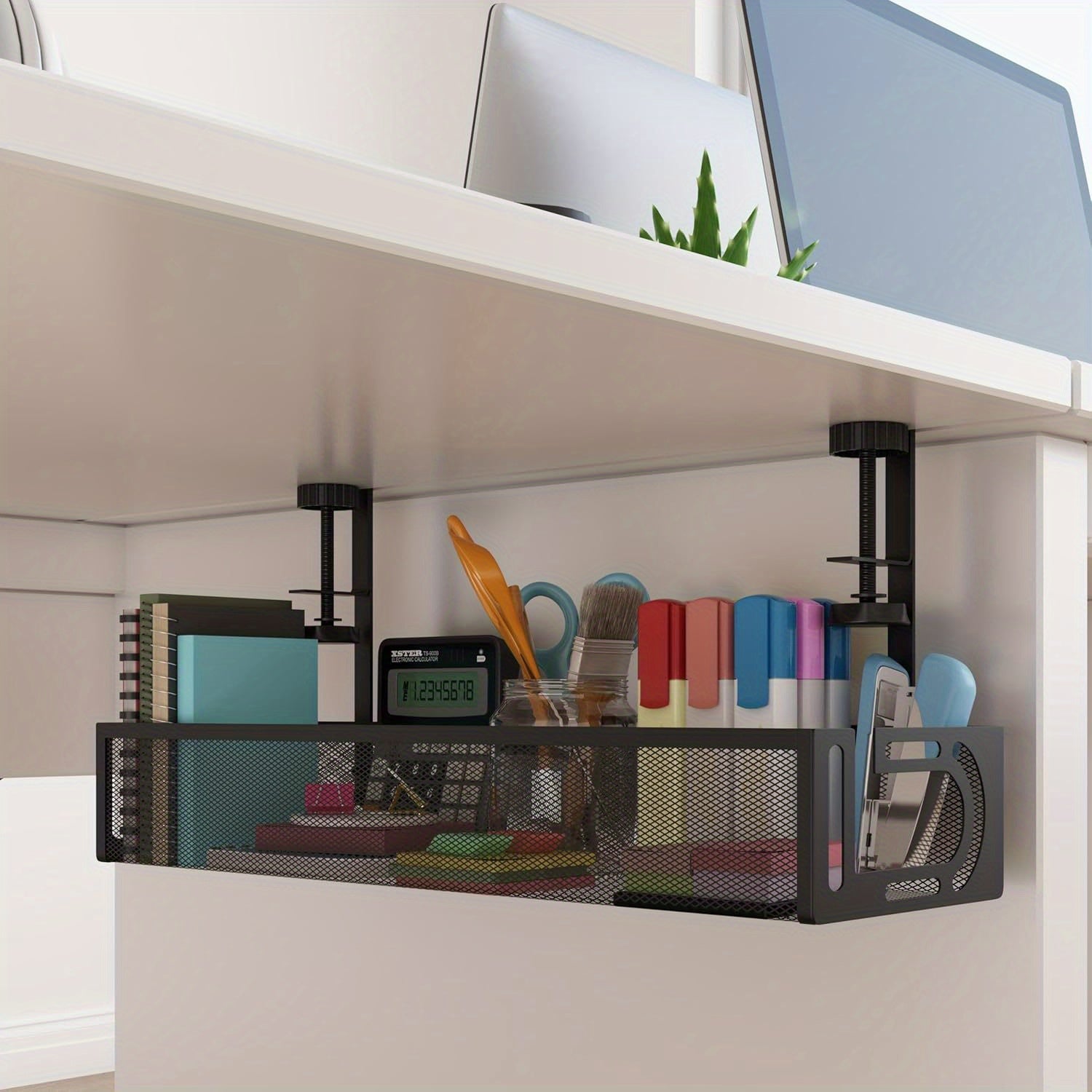 Clutter-Free Desk Cable Management Tray