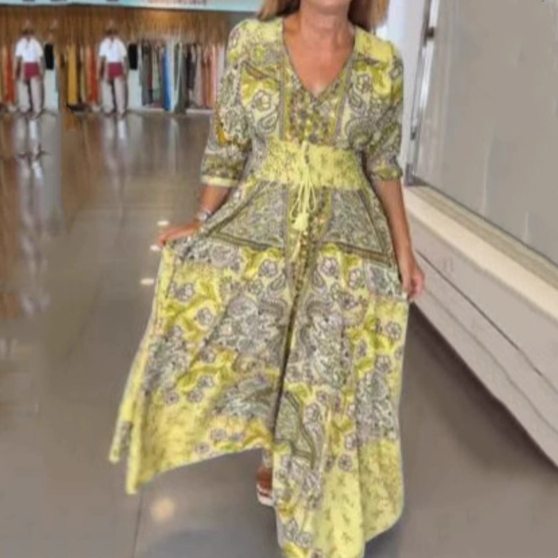 Fleurina™ Floral Dress — Airy-Soft Silhouette That Shows Off Every Curve with Bright Confidence
