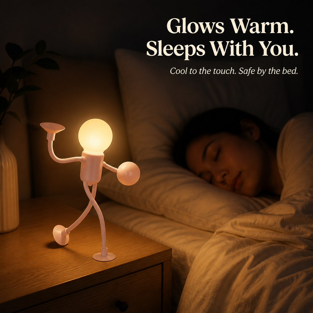 LumaEase™ — Place a Cozy-Glow Lamp Companion on Any Shelf, Desk or Bedside