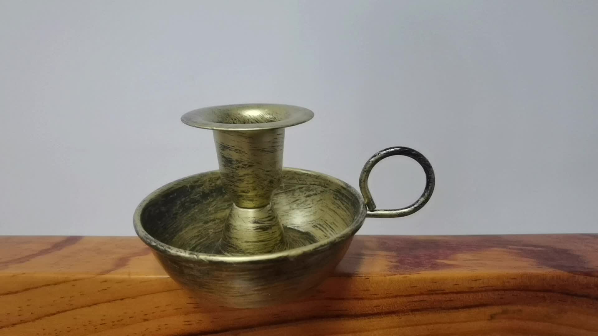 Timeless Nordic-Style Cast Iron Candle Stand