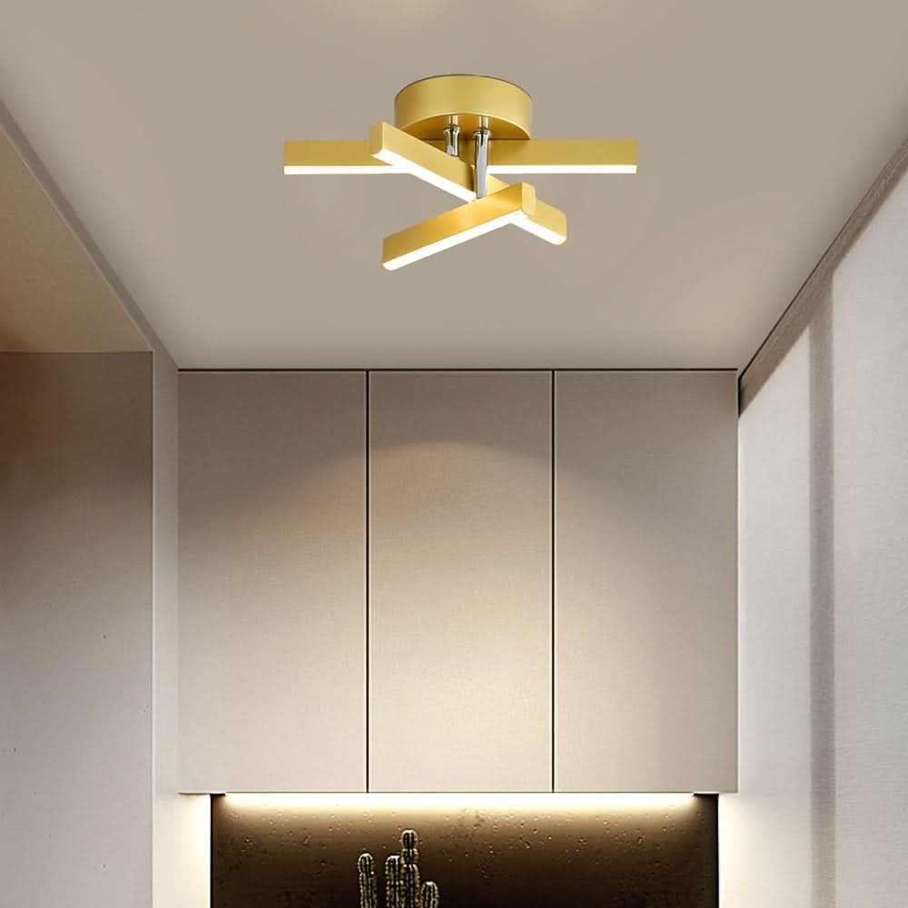 Contemporary Three-Color LED Ceiling Lamp