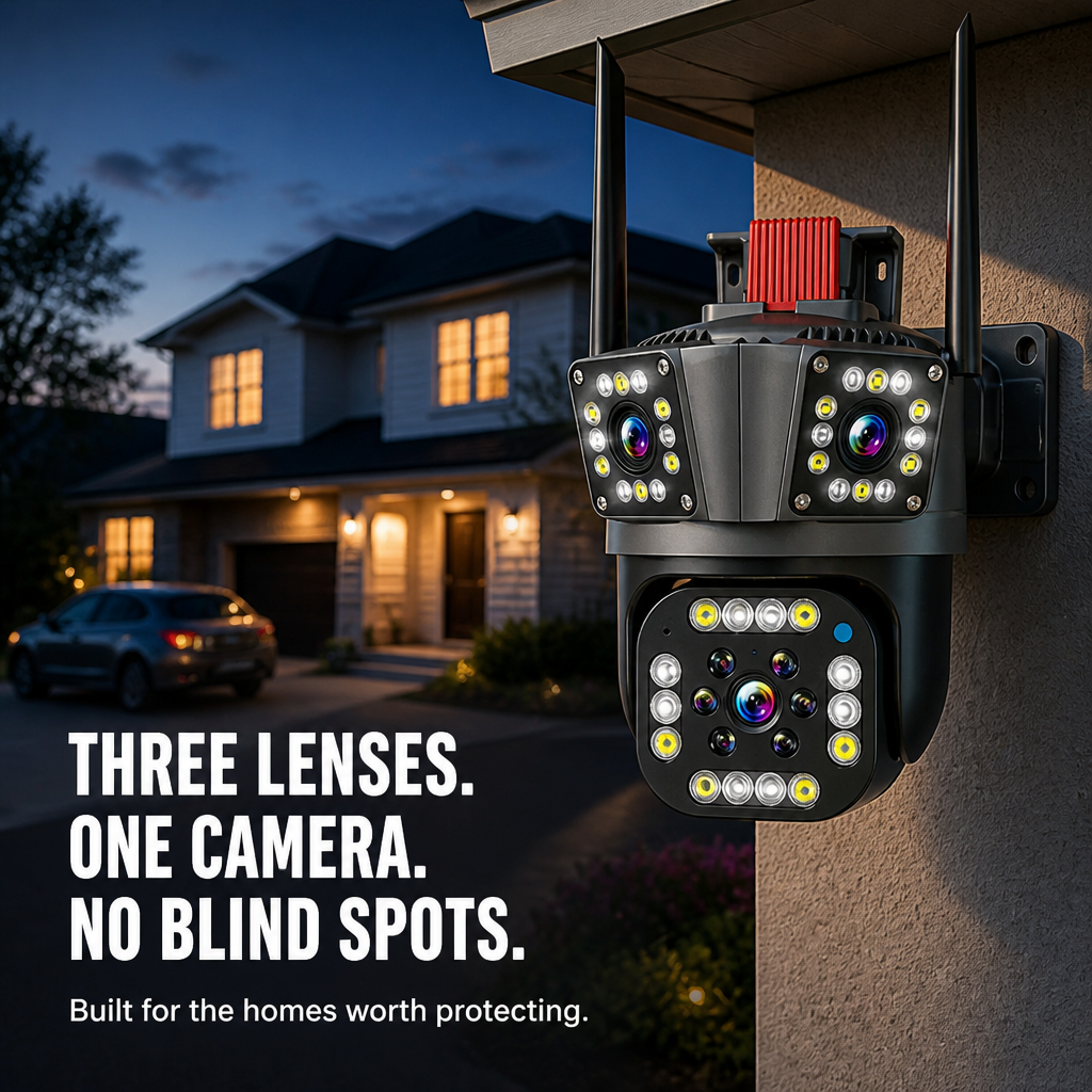 Vigilant360™ — Secure Every Corner With Multi-Lens HD View