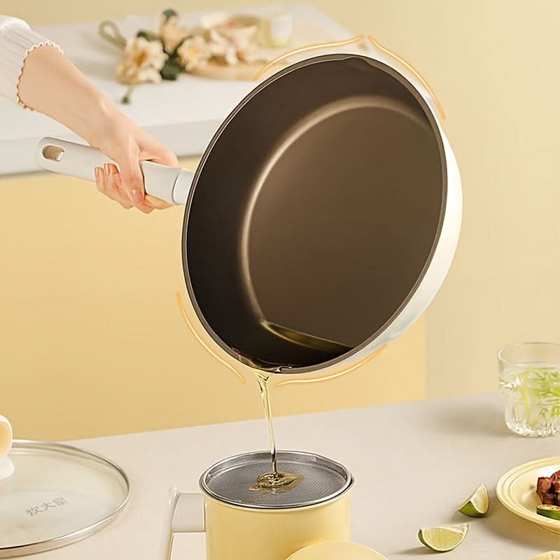 PFOA-Free Stainless Steel Frying Pan for Nutritious Cooking