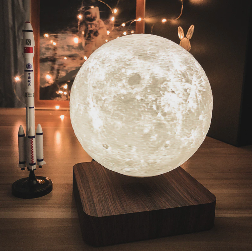 Moon & Galaxy Levitating