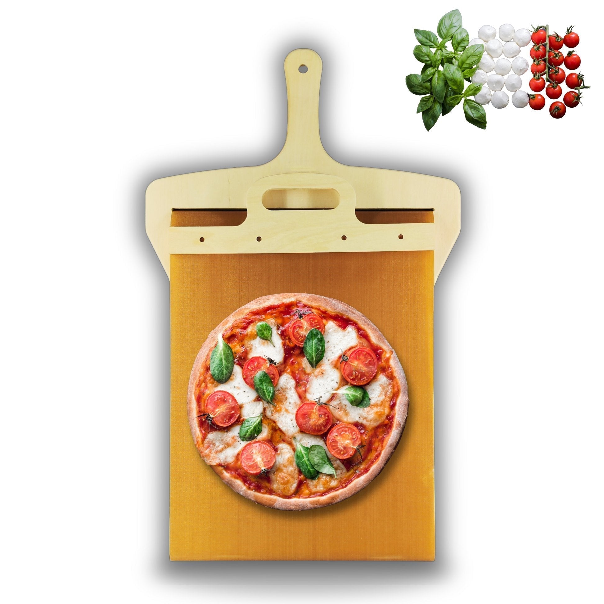 GlideFlair™ Pizza Peel — Master Pizza Perfection with Effortless, Mess-Free Sliding Every Time