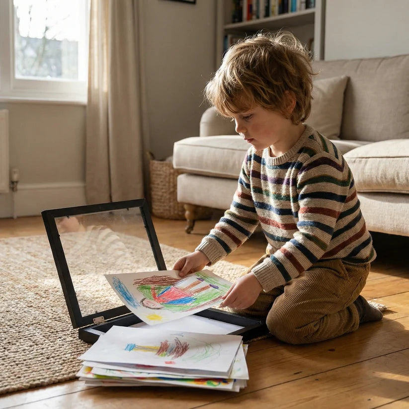 MasterFrame™ — Turn Your Child’s Artwork Into a Proud, Ever-Changing Home Gallery