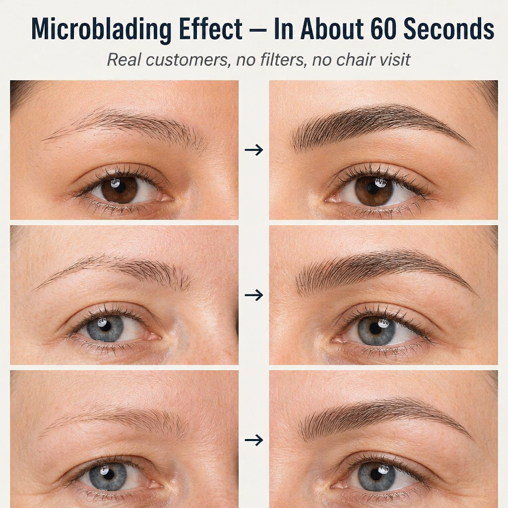LumiFleur™ — Draw Naturally Real Brows Without the Microblading Chair