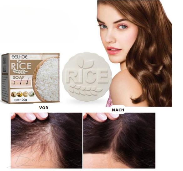 SilkRoot™ Rice Water Shampoo Bar — Revive Your Hair’s Full, Lush Glory with Every Wash