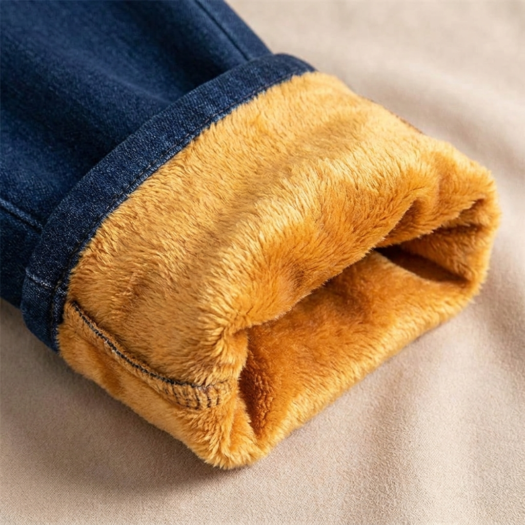 LuxeStride™ – Stretchy Pull-On Jeans with Embroidered Pocket Detailing