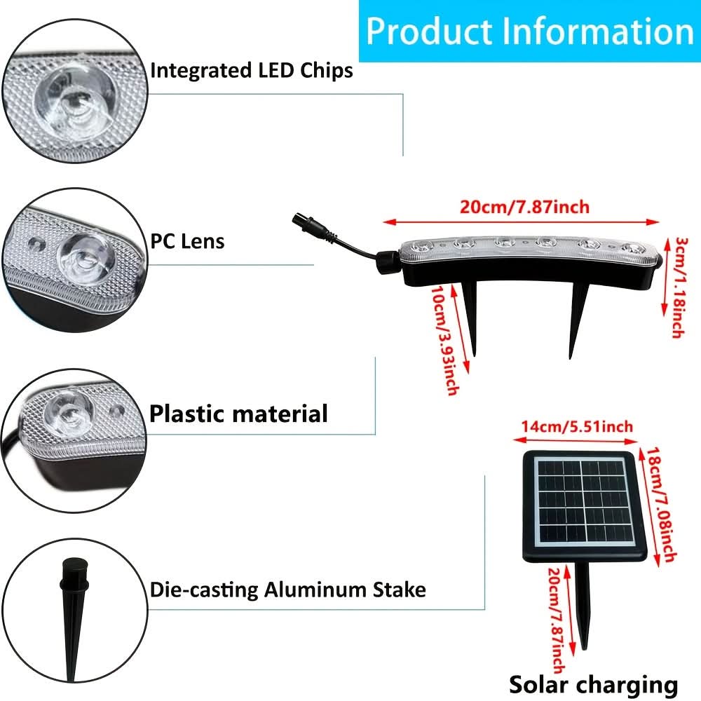 Solar Landscape Lamp for Trees and Lawns