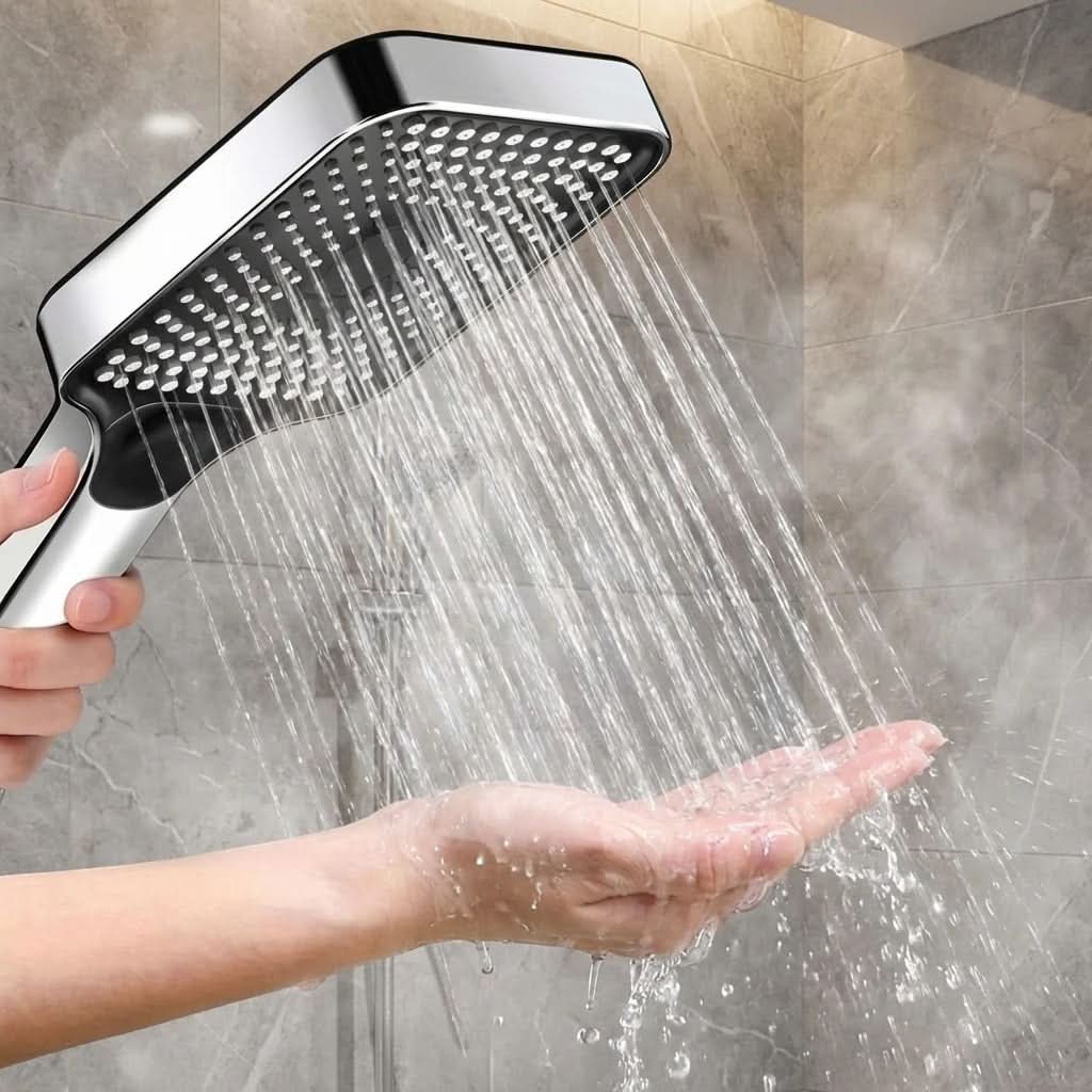 3-Setting High-Pressure Rainfall Showerhead
