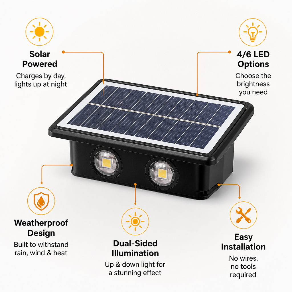 SolaraBeam™ — Wrap Your Garden in Effortless, Warm Solar Glow Every Night